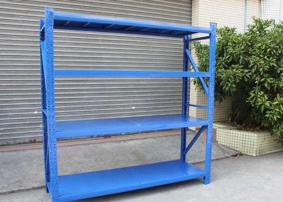 中国 中型の義務の鋼鉄貯蔵は1-5高さが塗られる単位の粉に棚に置きます サプライヤー