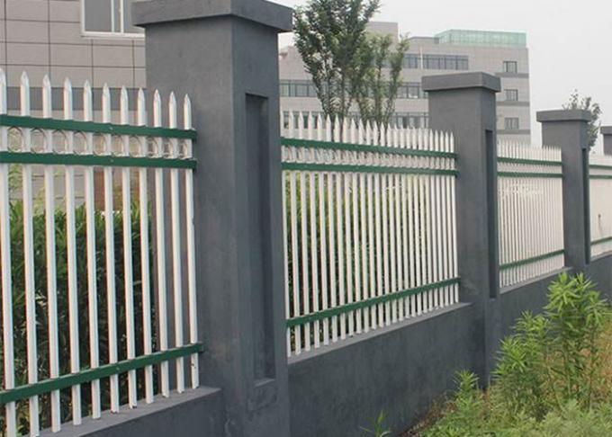 ヨーロッパの様式管状亜鉛学校のために塗られる鋼鉄塀の粉は便利取付けます